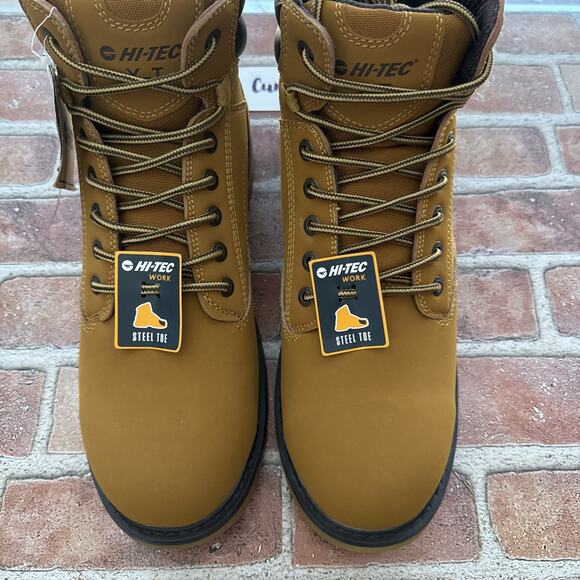 HI-TEC X-T Work Boots Men's 13 Steel Toe Cap Protection Waterproof Shoes NEW - Picture 2 of 11
